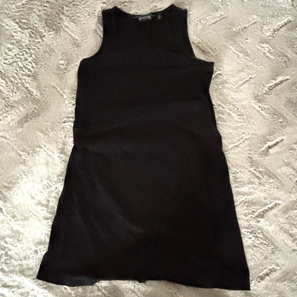 Cotton t-shirt mini Dress sleeveless tank top